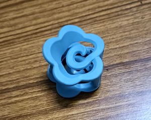 Blue Flower Hair Clip