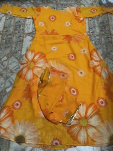 Floral Print Kurta Set