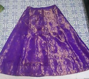 Green &amp; Purple Lehenga Choli