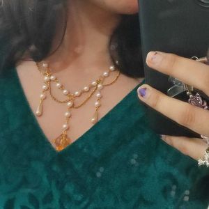 Amber Glamour Necklace