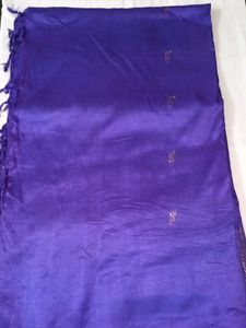 Silk Saree In Blue Colour