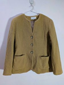 Vintage Button-Down boucle Jacket