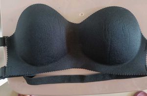 Strapless Off Shoulder Bra- Black