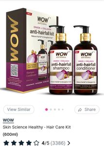 WOW Skin Science Anti-Hairfall Duo
