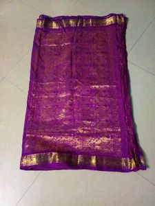 Two Shades Purple Colour Kanchi Pattu Saree