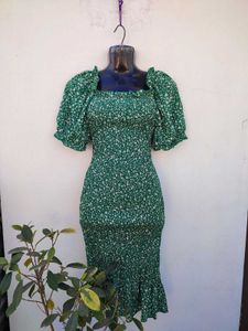 Short Puff Sleeve Cocktail Dresses