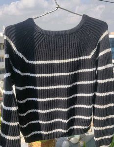 Striped Knit Sweater