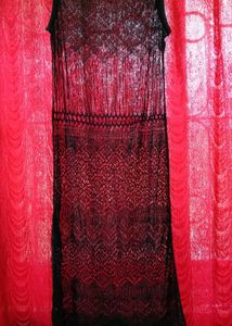 Lace Detail Sleeveless Dress