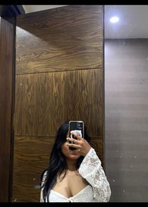 Liana Laced Up White Dress