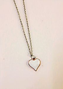 🤍 HEART SHAPED PENDANT NECKLACE