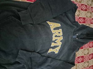 Army Print Hoodie