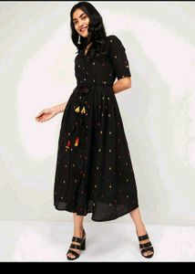 Midi Button Down Dress