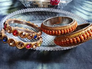 Vintage Gold Bangle Set