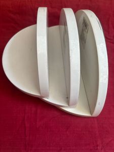 3 Combo Half Moon Shelves (White)