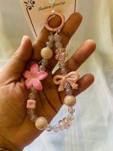 Pink Charm Key Chain