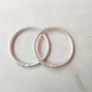 Pure Silver Treditional Openable Kada 1 Pair