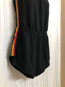 Garage Black Strapless Jumpsuit
