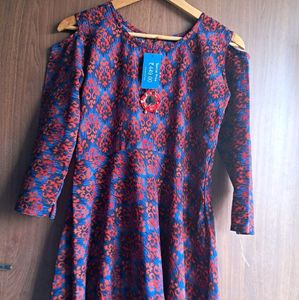 Cold Shoulder Partywear Dress