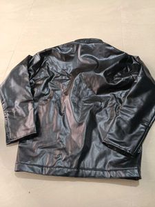Faux Leather Jacket, L Size