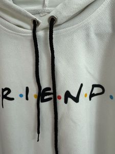 Friends White Hoodie