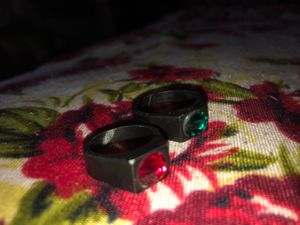 Diamond Ring In Black Colour Combo