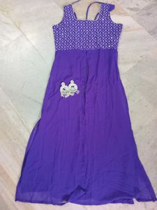 Purple Kurta Set