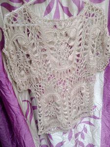 Crochet Knit Top