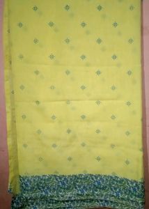 Beautiful Yellow 🟡 Saree