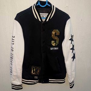 💥Black men&#39;s Varsity basJacket