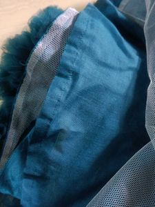 Elegant Blue Girls' Party Dress