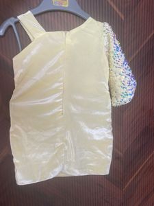 Sequinned Shimmery Lemon Dress Got Babygirl