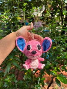stitch crochet keychain