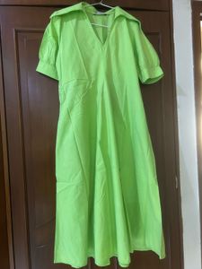 Green Zara Dress (no Discount)