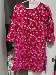 New Valvet Partywear 2 PCs Set For M &L