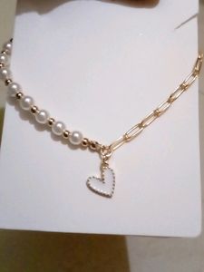Korean Heart Shaped Acrylic Bracelet