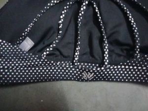 Forever 21 Black &amp; White Padded Sports Bra