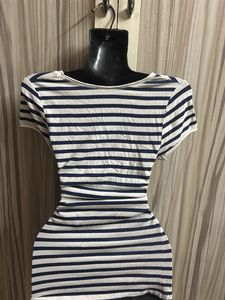 Striped V-Neck Top