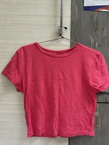 Basic pink Top