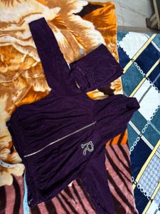 Purple Velvet Tracksuit