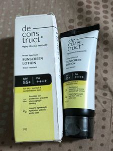 Deconstruct Sunscreen Lotion Psf55+ Pa++++