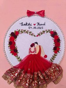 Wedding Embroidery Hoop