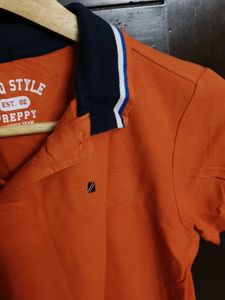 Orange Polo Shirt - Casual Style
