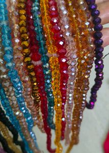 18 Line 6 Mm Crystal Beads String