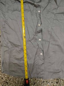 Grey Colour Silk Shirt