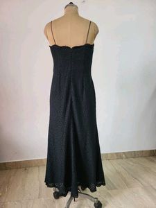 Black Lace Gown