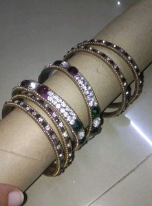 Vintage Inspired Bejeweled Bangles