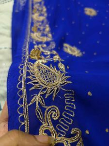 Aari Work Saree Have Some Stain Need Dry Clean