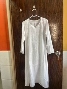 34 Bust Chikankari Kurta For Women