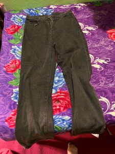 Black Flare Leg Jeans