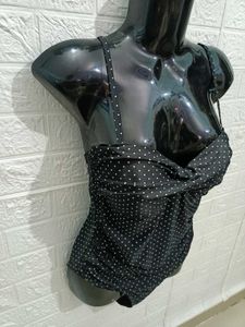 Polka Dot Printed Sexy Bodysuit Fits M-L-XL